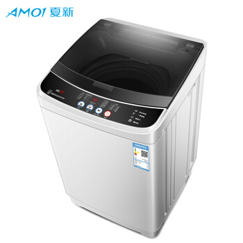 Ami/夏新8.5 Kroglam全自動波輪洗濯機は熱い乾いた家庭用の大容量を洗濯して1体の小型の寮の特価コイナーの強力な風乾性8.5 kg透明な灰の風乾金