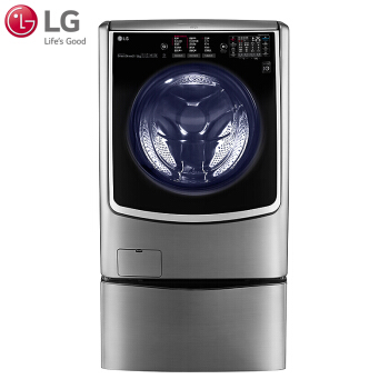 LG 2 1 KG母と母は韩国原装の入力の蒸気を洗って速めに洗濯しました。大容量のロ—ラの波輪の2合の洗濯機の炭素の結晶の銀-WドラH 053 D 7 HW