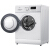 美的（Mea）ロ—ラ洗濯機全自動8キロの周波数が変化し、双噴水泡が残っているな健康除菌防護速洗い15分白