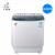 小アヒル8.2キログリム半自動洗濯機ダブルシリンダの大容量の洗濯機の小型脱水機の青光を清浄にするX PB 82 BSの浅灰透明な色