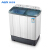 オーエス(AUX)8.0キロの大容量半自動洗濯機家庭用特価ダブイル半全自動小型ミニ波輪脱水洗脱一体灰色