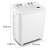 TCL 6.5キロ半自動二輪洗濯機の溶離旋風波輪シャワすすぎ単吸水口（白）XP 65-228 S