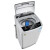 小鴨7キロ全自動波輪洗濯機小型ワンタッチ脱水24時間予約12種類の洗濯モビルドレック76 Jブランク透明