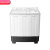 栄事達洗濯機は11キロの大容量半自動ダブパル洗濯機は白いXBP 110-986 PHRです。