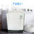 志高（CHIGO）【宅配便】8.5 Kro半自動洗濯機大容量ダンベル家庭洗濯機小型脱水機【7.5 kg-茶-2-3人洗濯】