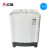 志高（CHIGO）【宅配便】8.5 Kro半自動洗濯機大容量ダンベル家庭洗濯機小型脱水機【7.5 kg-茶-2-3人洗濯】