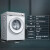 西門子（SIEMENS）10キロの周波数変化ドラム洗濯機の知能はプリ洗浄手順筒掃除軽い顔シリーズを除くことができます。XQG 100-WG 54 B 200 X 00 W